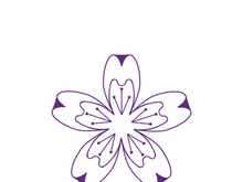 Flower vector icon design template illustration