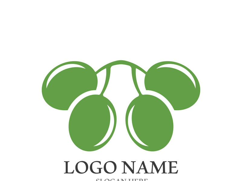 olive icon vector illustration design template