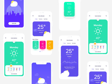 Weather App  Freebie preview picture