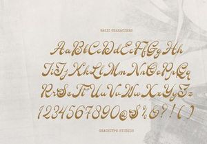 Hangtuah | Vintage Script Font