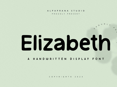 Elizabeth - Handwritten Font