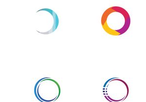 Colorful circle abstract logo