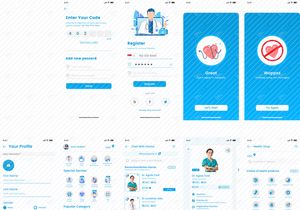 Ourdoct - Medical Health Mobile UI Kit