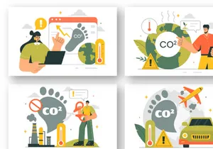9 Carbon Dioxide or CO2 Illustration