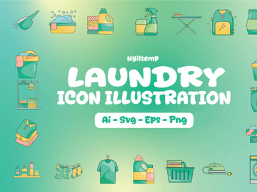 Laundry Icon Illustration preview picture
