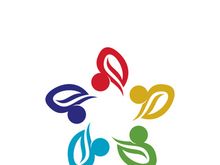 Community, network and social icon design template