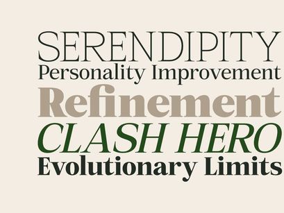 Mount Sagilite – Modern Serif Family Typeface with Variable Font