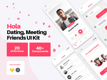 Hola - Dating, Relationship & Social Media App UI Kit