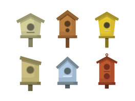 Illustrated bird house preview picture