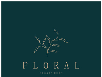 Elegant floral and leaf frame. Delicate botanical vector illustration for labels, spas, corporate identity, and wedding invitations preview picture