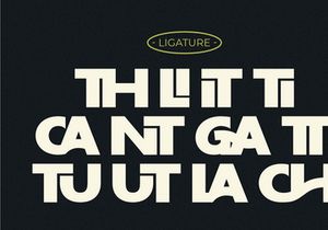 Thick - Ultra Condensed Sans Serif