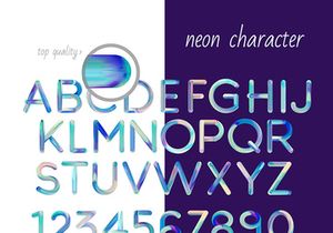 Neon free font