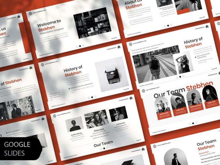 Stebhen Creative google slides Template