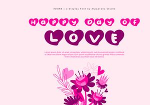 Adore - Display Font