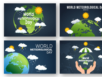14 World Meteorological Day Illustration