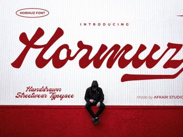 Hormuz - Bold Script Handwritten Streetwear Font preview picture