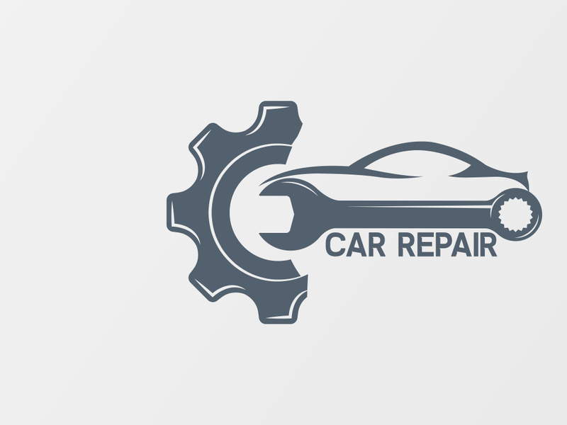 Creative Car Repair Logo Template.