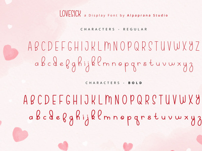 Lovesick - Display Font