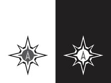 Compass logo template vector icon illustration design