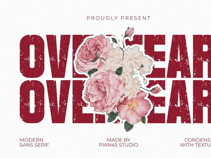 Over Fear - Condensed Display Font