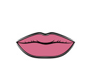 Woman's lips icon vector illustration design template