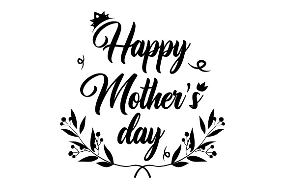 Happy Mother's Day SVG illustration