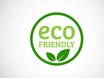 Eco friendly icon. Eco friendly and organic labels sign. Healthy natural product label design vector illustration preview picture