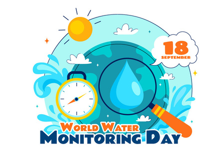 10 World Water Monitoring Day Illustration
