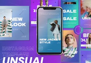 Unsual Instagram Template