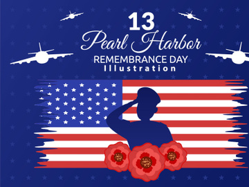 13 Pearl Harbor Remembrance Day Illustration preview picture