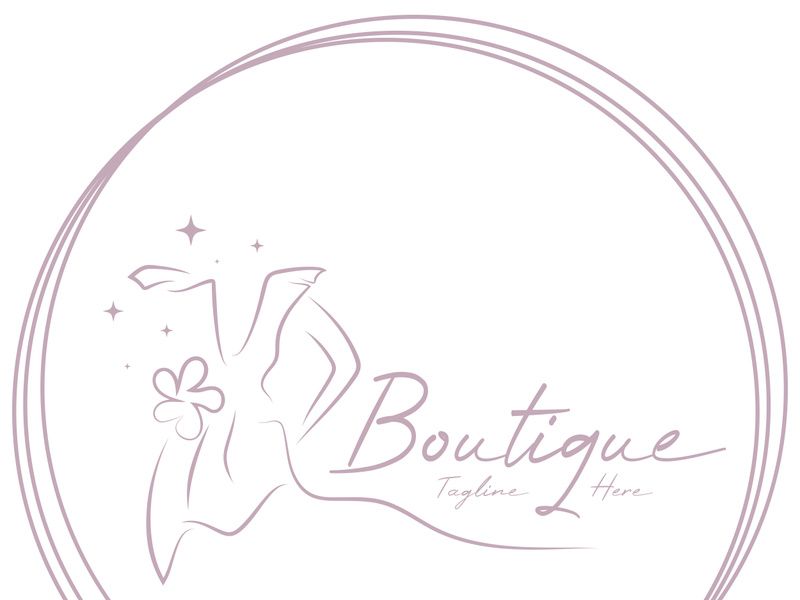 elegant women's fashion logo, clothing, boutique, convection, tailor, garment, business, apparel, fashion designer