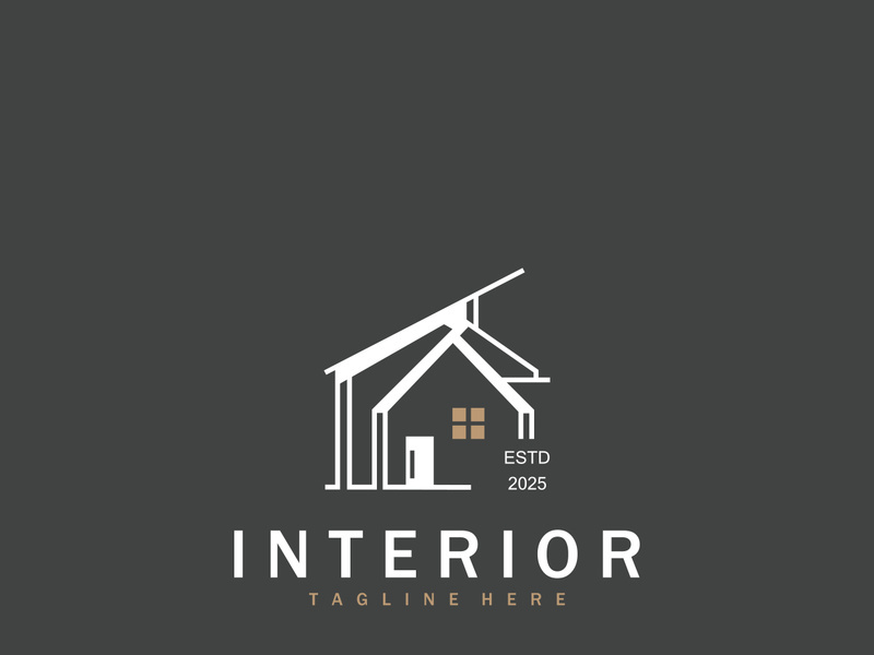 Home Interior logo building design template architecture unique styles