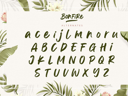 Bonfire - Modern Brush Font