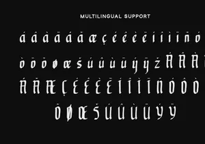 Nocturnal - Display Font