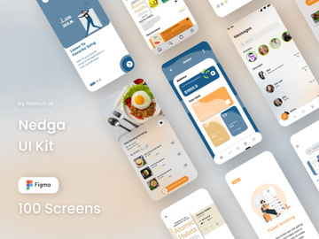 nedga 100 screen UI Kit preview picture