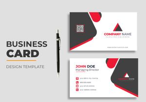 Professional Business Card Template Design