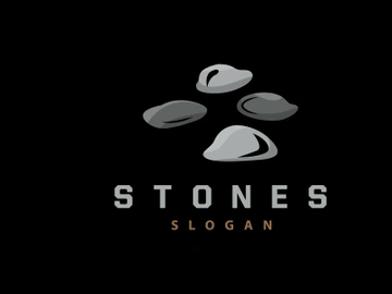 Stone Logo, Premium Elegant Design, Stone Balance Vector preview picture
