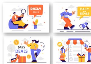 11 Daily Deals of The Day Illustration