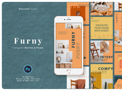 FURNY Instagram Pack | PSD