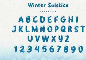 Winter Solstice - Display Font