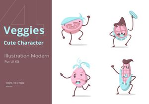 Veggies set Illustration