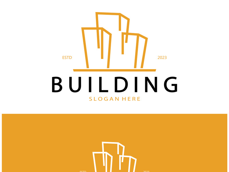 Building logo vector illustration design,Real Estate logo template, Logo symbol icon