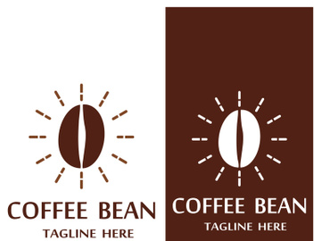 Premium coffee bean logo design. preview picture