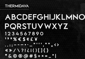Thermidava Powerful Sans Serif