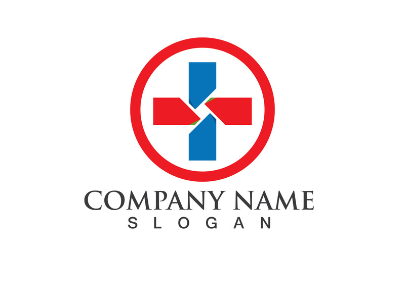 Cross Medical Logo template vector illustration