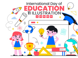 11 International Day of Education Illustration preview picture