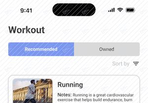 69 GymTracker - Modern Gym App UI Kit