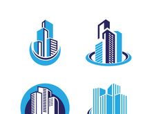 Building logo vector and symbol icon illustration design