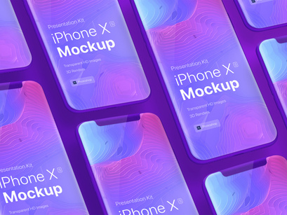 iPhone XS app mobile showcase Mock-Up