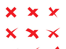 X Letter Logo Template vector icon